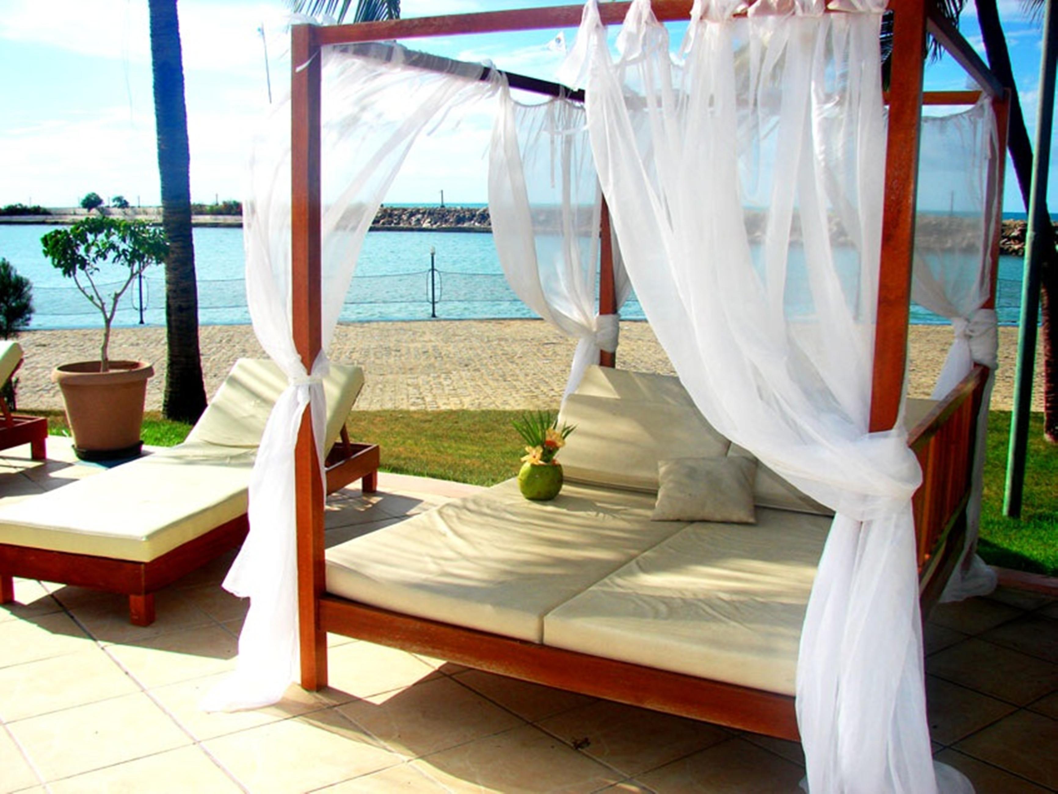 Marina Park Hotel フォルタレザ エクステリア 写真 A daybed