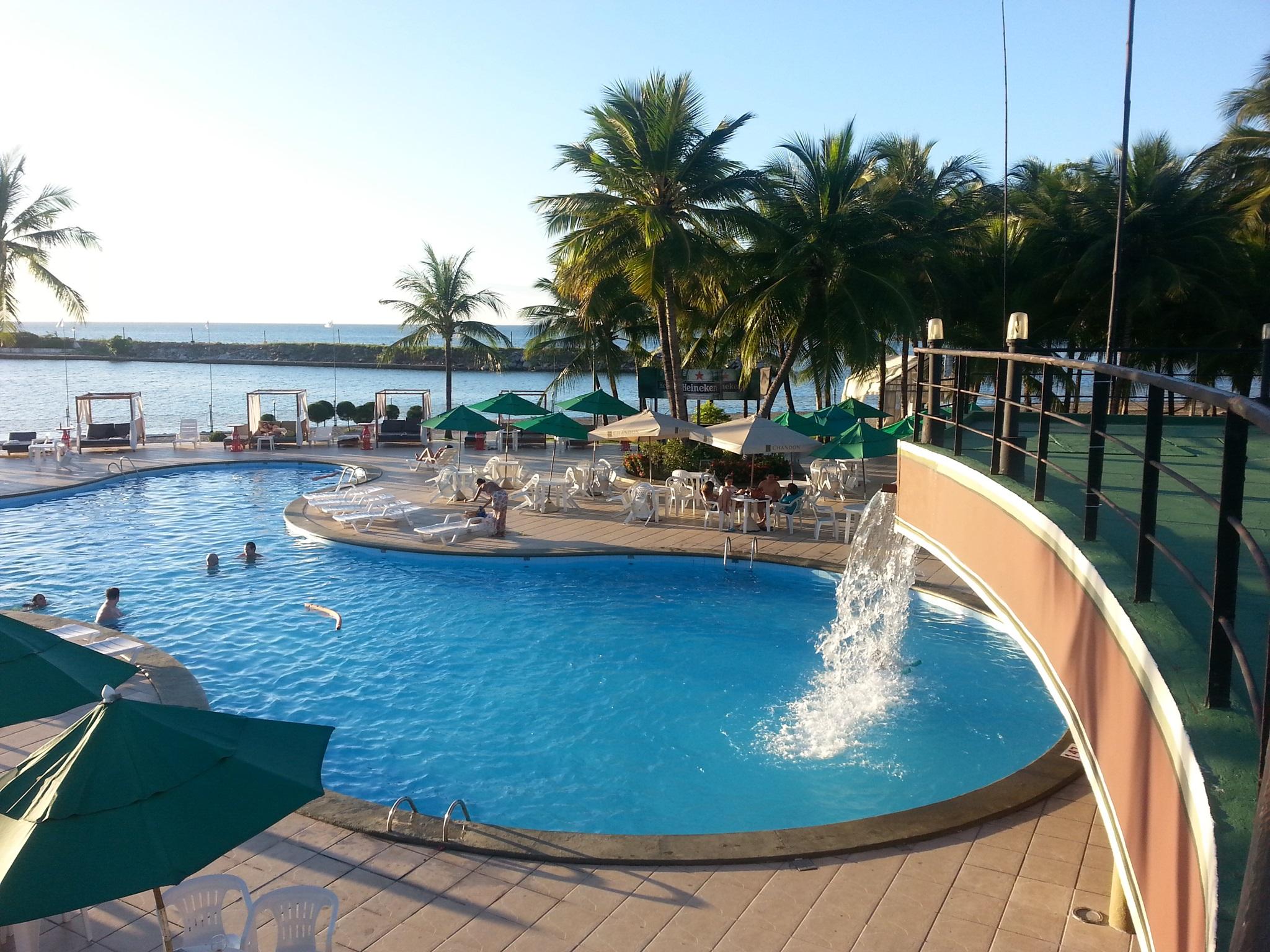 Marina Park Hotel フォルタレザ エクステリア 写真 The pool at the resort