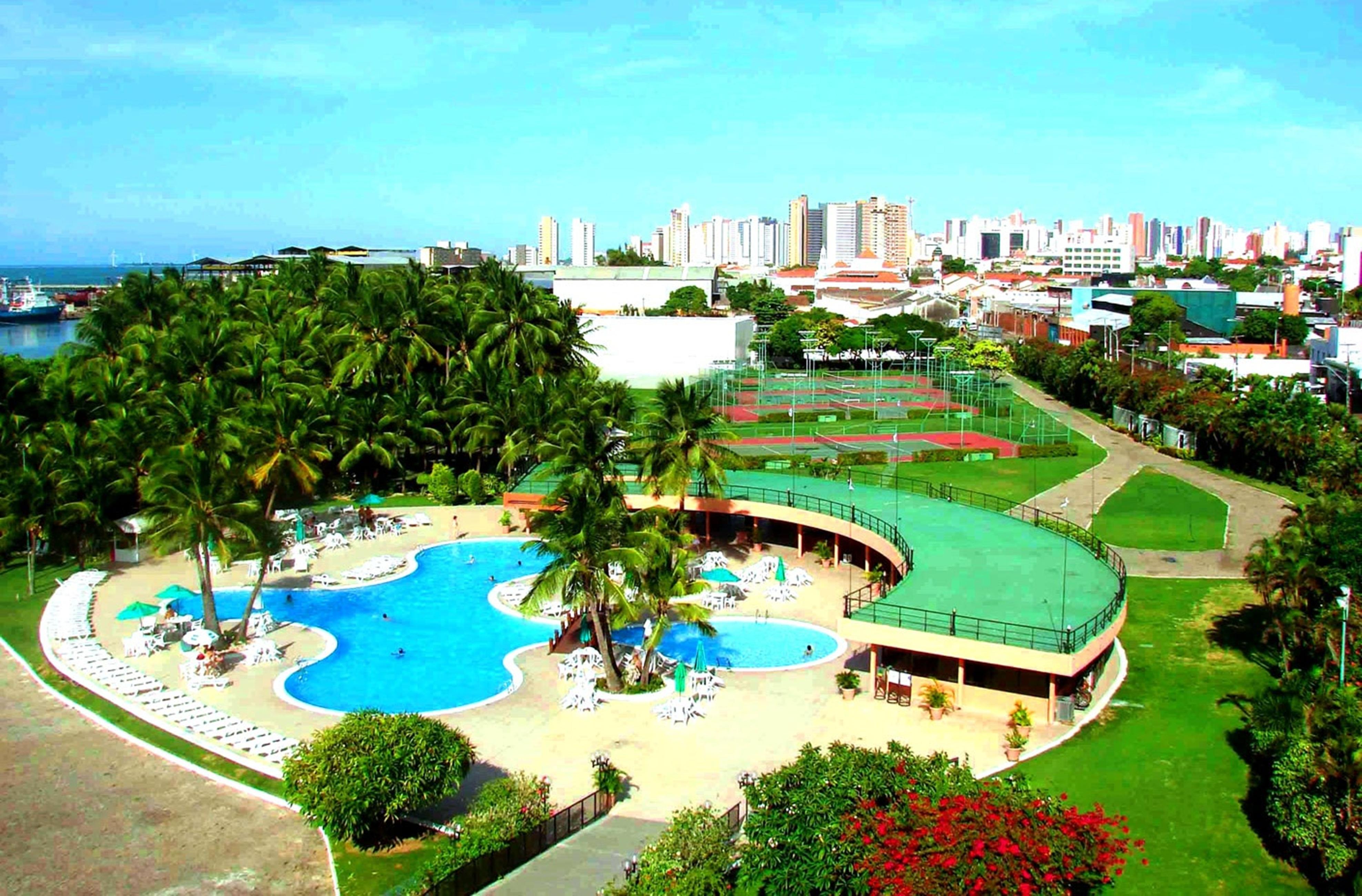 Marina Park Hotel フォルタレザ エクステリア 写真 Aerial view of the hotel